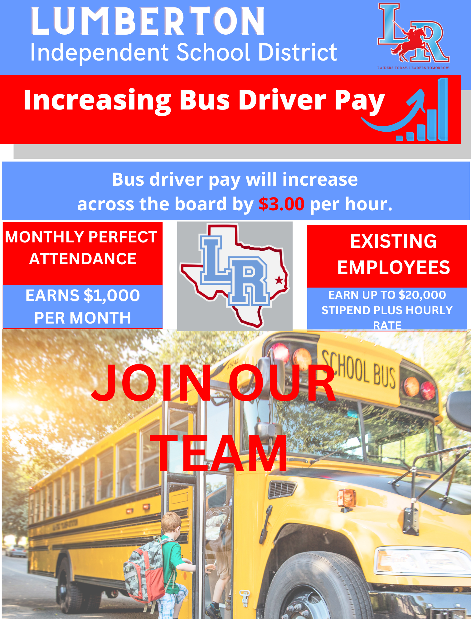 Bus Driver Pay Increase