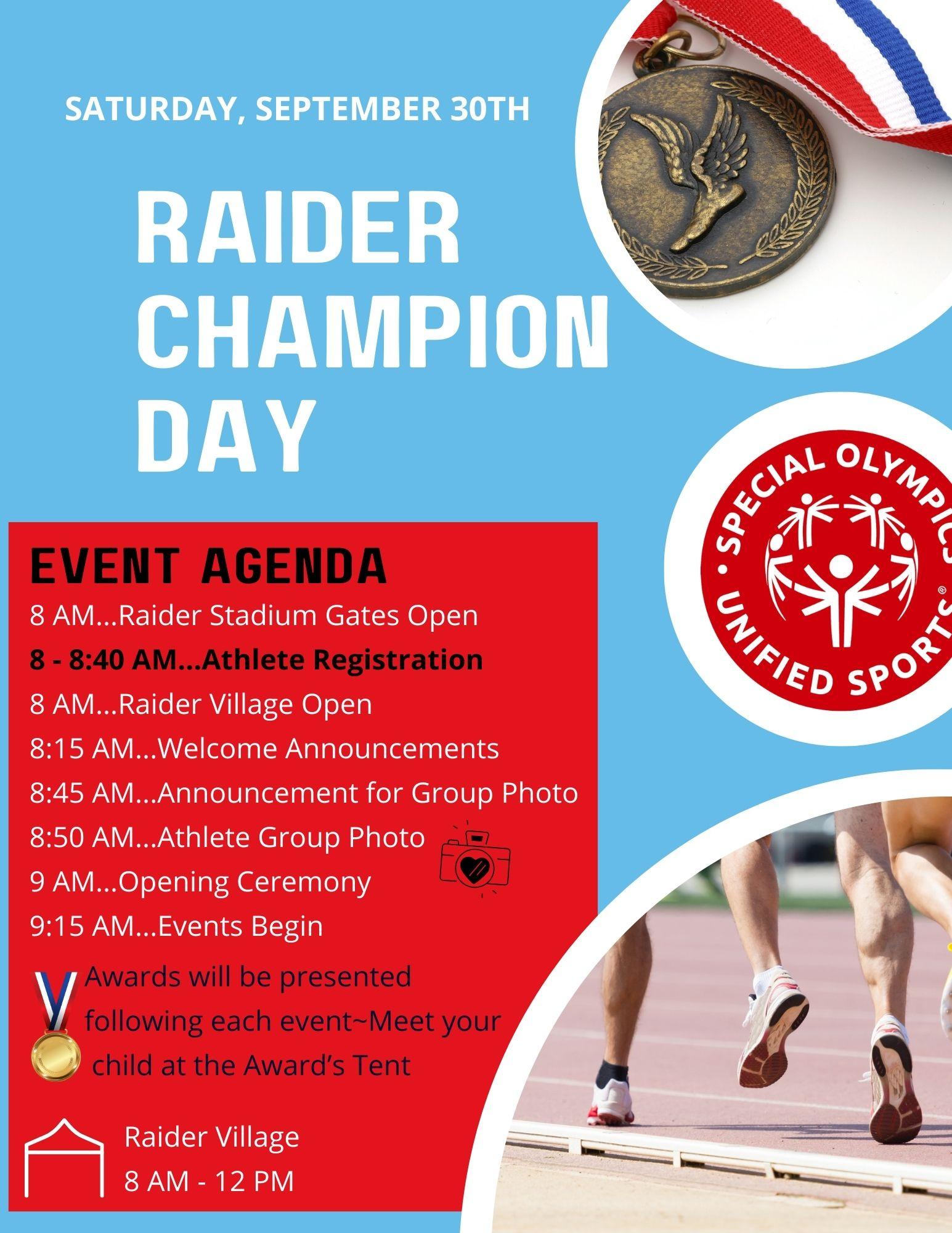Raider Champion Day